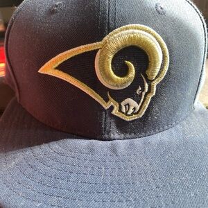 NFL Navy Cap with Red and White Logo